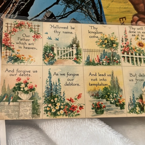 Postcards religious the gift of the Sun, stamps, Bible verses, Sunday school - Picture 3 of 6